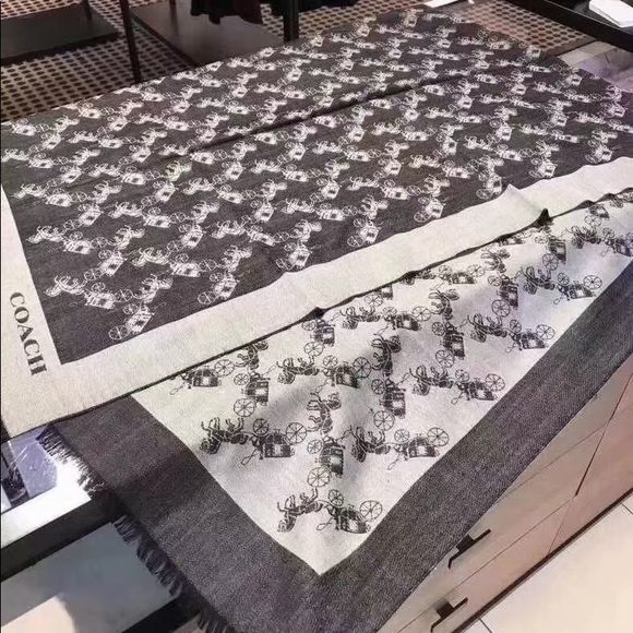 HORSE AND CARRIAGE WRAP (COACH F76395) - Picture 2 of 4